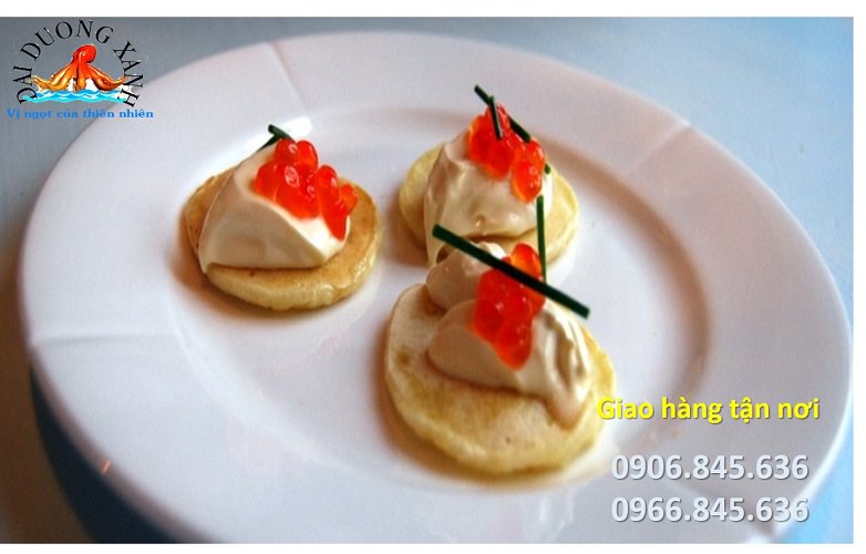 Trứng Cá Hồi Nhập khẩu (50gr/hủ) banhtrungcahoi