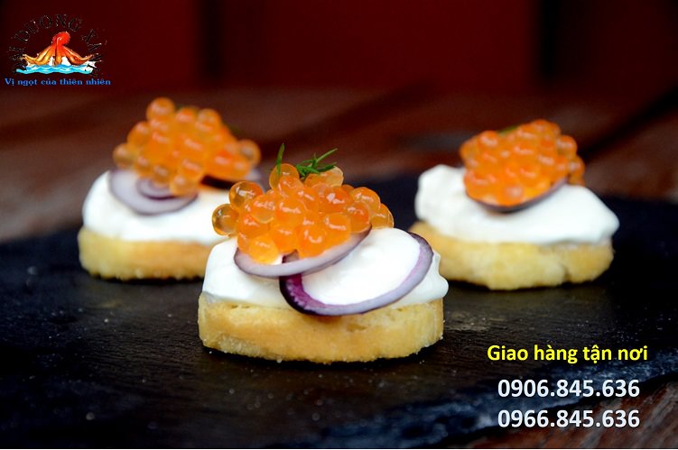 Trứng Cá Hồi Nhập khẩu (50gr/hủ) bnhmitrungca