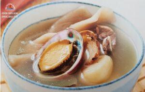 11 Cách Chế Biến Bào Ngư Hàn Quốc, Nấu Món Gì Cho Ngon Mà Lại Bổ soup bao ngu hai san 1