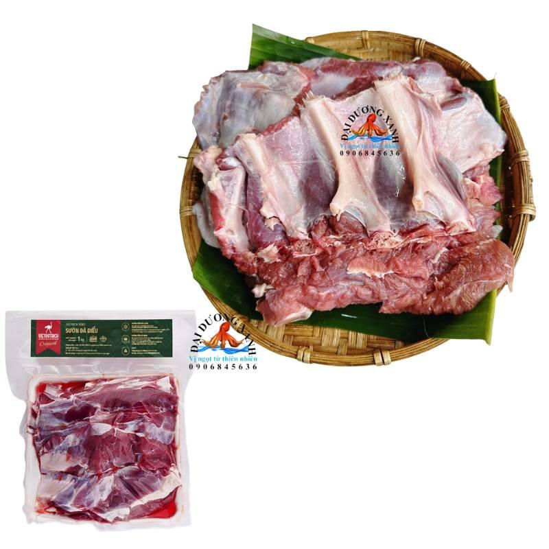 Sườn đà điểu gói 1kg thit suon da dieu