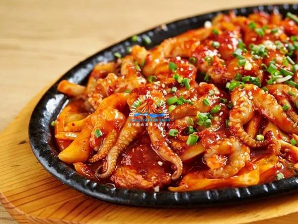 Cách Chế Biến Bạch Tuộc Sốt Cay Cho Dịp Cuối Tuần bach-tuoc-sot-cay
